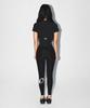 BORN TO WIN W Symbol B Ventilation T-Shirts [Black]