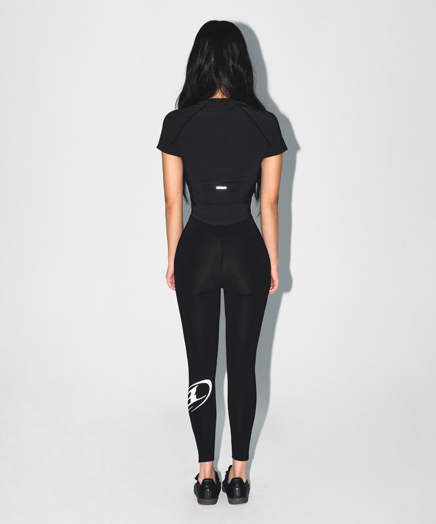 BORN TO WIN W Symbol B Ventilation T-Shirts [Black]