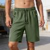 Men's Quick Dry Gym Shorts with Zipper Pockets - Lightweight Athletic Shorts for Running, Training, and Summer Workouts
