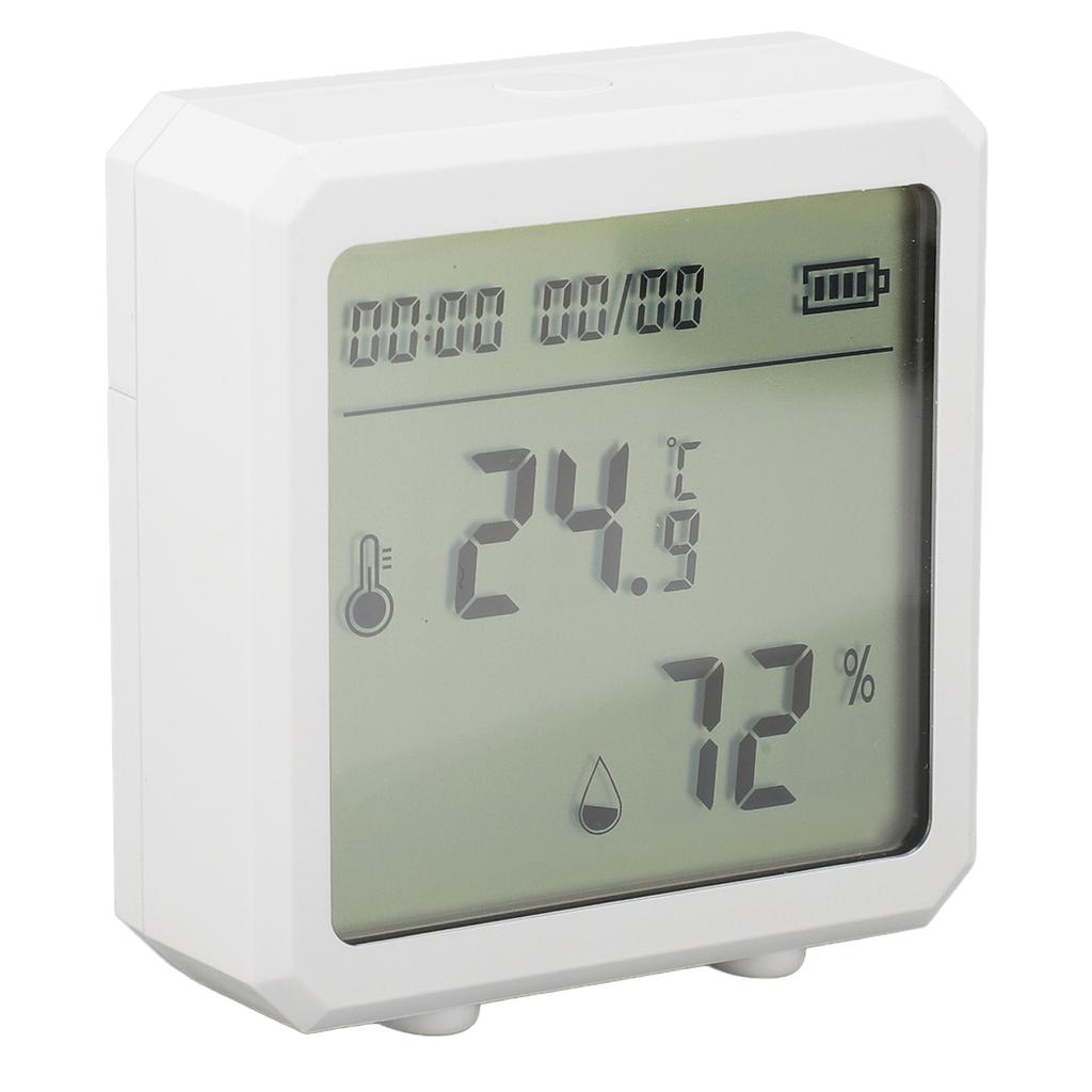 Temperature Humidity Meter LCD Display Wifi Alarm Function Voice Support Digital Hygrometer Thermometer for Indoor