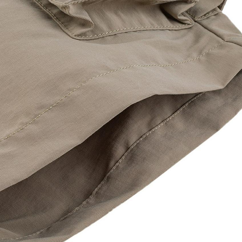 Vans Solid Color Cargo Pocket Woven Belt Sports Shorts Men Shorts Khaki VN0A5FL8YEH