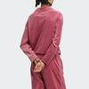 Adidas Originals Mock Sweat Logo Print Crew Neck Drop Shoulder Regular Fit American Sports Sweatshirt Women sweatshirt Purple GV2923