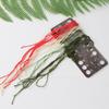4-Pack Fashion Embroidery Pendant Kit with Scissors Needles Instructions DIY Necklace Art Crafts for Cross Stitch Kits G