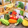 Juguete de Peluche con Forma de Fruta y Verdura 3D Almohada Fresa Patata Creativa Linda Cojín Niños Regalo Divertido de Navidad Cumpleaños