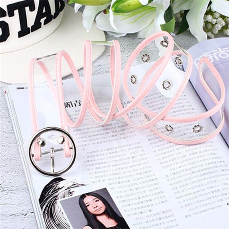 Modern Transparent Waist Belt For Women With Stylish Buckles For Casual And Looks Dressy