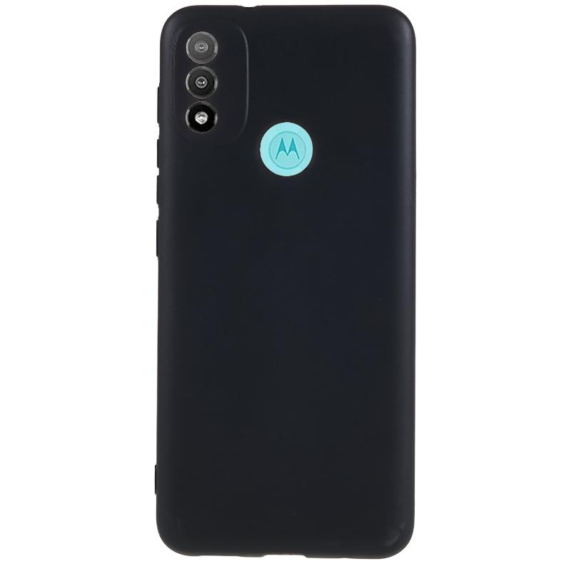 

Для Motorola Moto E20 Глянцевый Гибкий ТПУ Чехол для Телефона Устойчивая к Царапинам Защитная Крышка для Смартфона Black