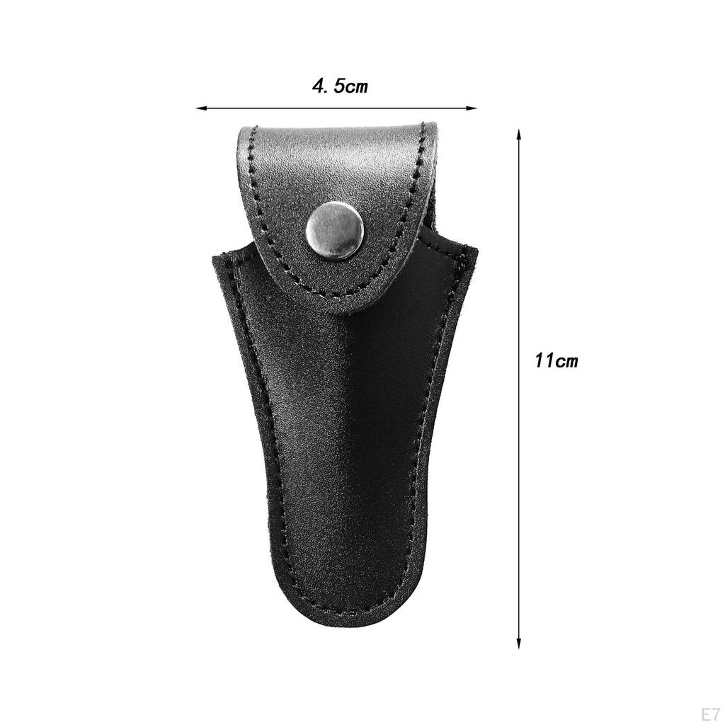 Mouthpiece Pouch Carrying Bag Shock Absorbing PU Pocket Buckle Closure Portable Saxophone