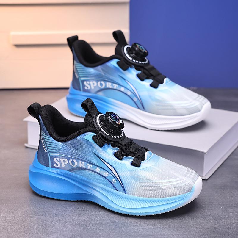 New domestic brand children's sports shoes, spring/autumn new style for boys, non-slip, shock-absorbing, comfortable, breathable mesh shoes for older