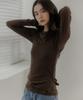 Oeoseoul New Wool Basic T-Shirt [Brown]