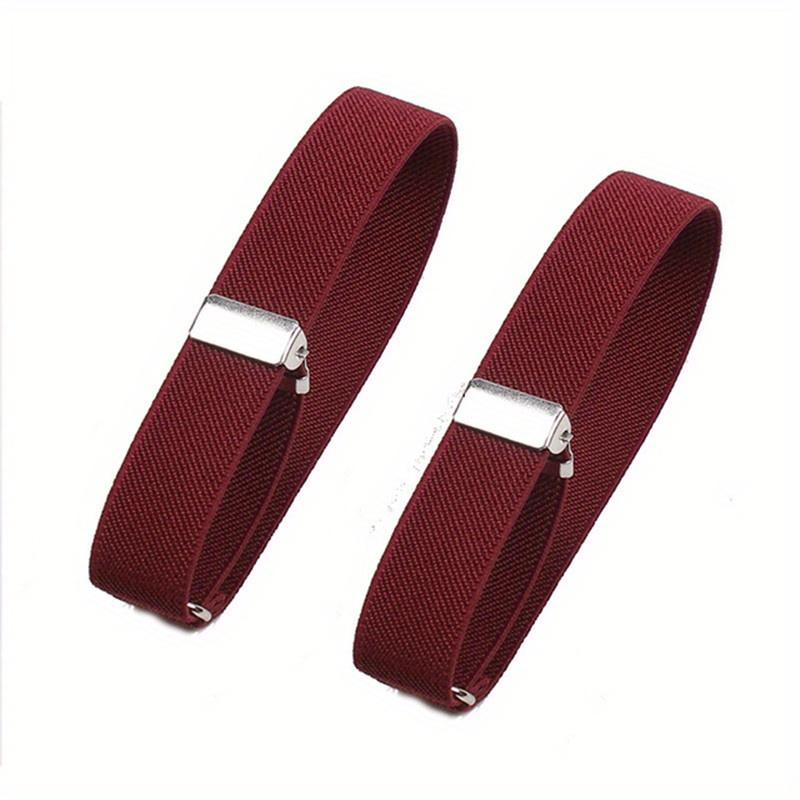 1pair Elastic Armband Shirt Sleeve Clip, Fashion Adjustable Armband, Party Wedding Clothing Accessories For Men And Women, Ideal Choice For Gifts
