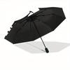 1pc Minnie Mouse Automatic Folding Umbrella: Compact 8-rib Design Cartoon Travel Companion for Outdoor, Casual Accessory