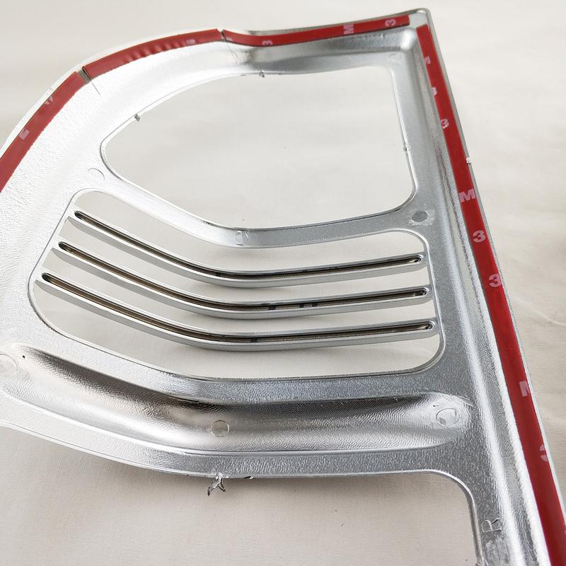 Chrome Car Accessories Tail Lamp Cover Trim Paste Style For Toyota Land Cruiser Prado FJ90 90 3400 1996 1997 1998 2000 2001 2002