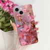 Silicone Case For iPhone 15 Pro Max Cover Stylish Flower Soft TPU Capa Protective Phone Covers For iPhone 15 15Plus 15Pro Bumper