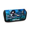 Cute Fortnite Cartoon Flip Pencil Pouch, Unisex Kids Aged 6-14 Portable Printed Stationery Case for School Daily Use