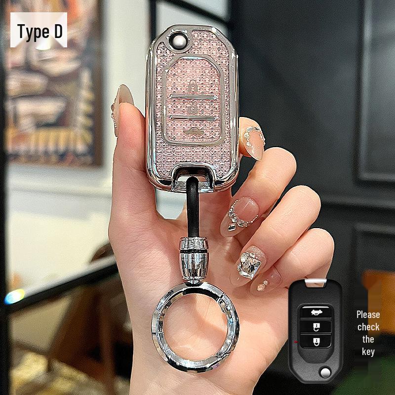 Compatible Car Key Cover for BZ Picture, XRV, Haoying, CRV, Lingpai, Jade, Civic, Accord, Fit