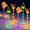 Decorative Lawn Landscape Lamp Stake Mounted Christmas Stake Light Outdoor Garden
