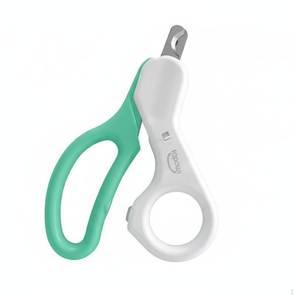 LED Pet Nail Trimmer Stainless Steel Lighted Cat Scissors Cutting Claw with