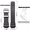 Black Resin Strap For Casio G-SHOCK RANGEMAN GW-9400 GW-9300 Watch Band TPU Men Band Sport Waterproof Bracelet Watch Accessories