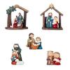 Fine Craftsmanships Resin Jesuss Birth Ornamentation Nativity Scene Figure Perfect For Christian Believers Collectors