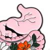 Human Organs Brooch Fashion Enamel Pin Decorative Masquerade Cosplay Props Metal Lapel Pins Jewelry