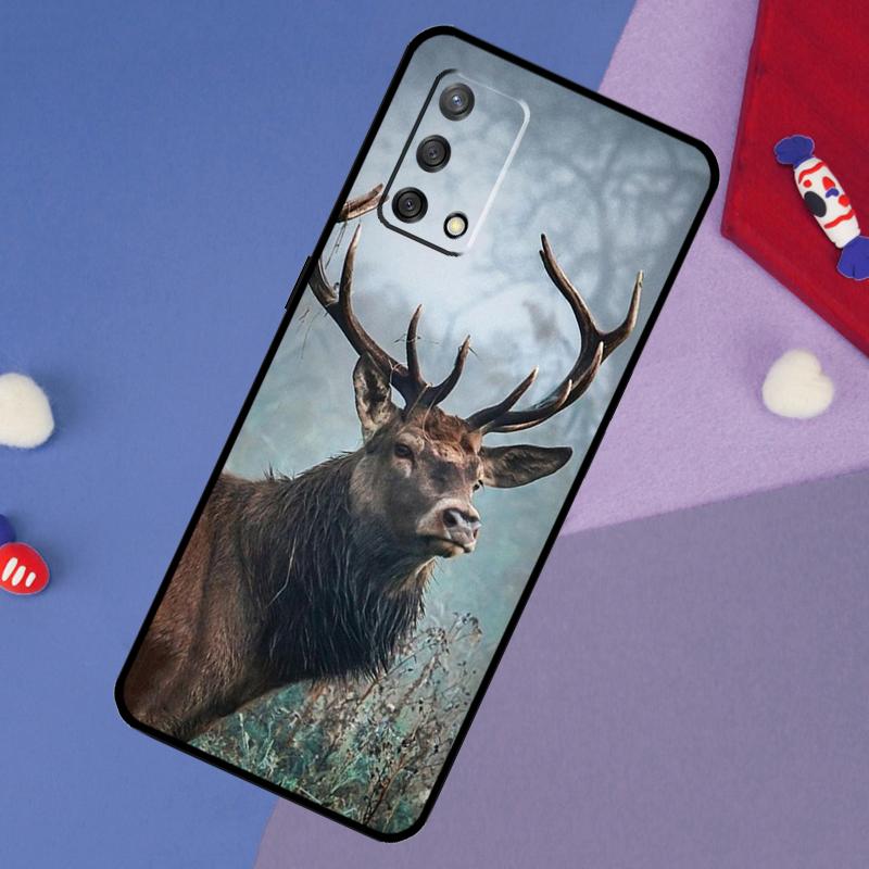 Hjortfodral För Oppo A5 Pro A6 A57 A17 A78 A54 A74 A94 A76 A16 A96 A18 A40 A60 A80 A38 A58 A98 A15