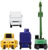Takara Tomy Tomica Construction Vehicle Set 5 Miniature Car Toy Ages 3 Up Compliant Safety Standards Certified ST Mark.