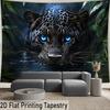 1Pc Aquatic Tiger Dive Tapestry Wall Hanging, Decorative Fabric Poster for Bedroom, Living Room, Dorm & Home Decor