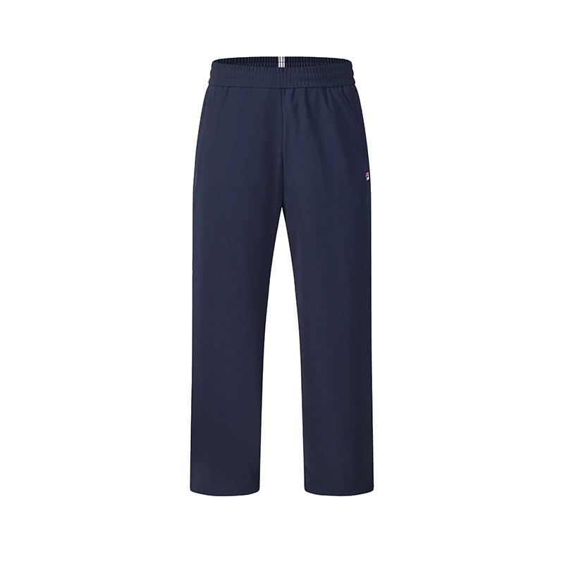 Fila Tennis Classic Retro Fashion Simple Trendy Casual Tennis Style Comfortable Knitted Sports Pants Men bottoms Sky-Blue A11M613601FBU