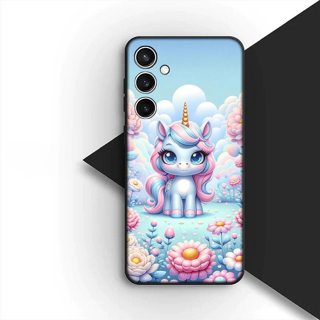 Protective Cover Unicorn Cartoon Horse for Apple iPhone 16 15 14 11 Pro Max 6 7 8 Plus + SE2 SE3 SE 2022 2020 8+ Phone Case