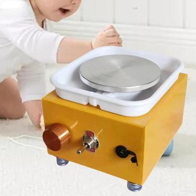 Electric Pottery Wheel Machine Mini Clay Forming Device Ceramic Trimming Wheel Machine For Beginner