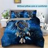 Feather Duvet Cover King Queen Size Wave Flower Ukiyo-e Style Bedding Set Eastern Culture 2/3pcs Polyester Quilt Cover