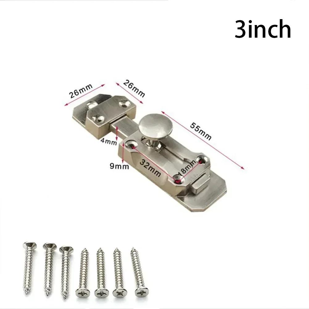 3/4inch Door Latch Lock Slide Bolt Latch Sliding Door Window Bolt Security Hardware For Gate Safety Toilet Door Lock Buckles