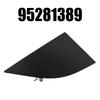 Car Repair Front Left Mirror Trim Triangle Trim Black Non-deformation Replacement tallation Easy tallation