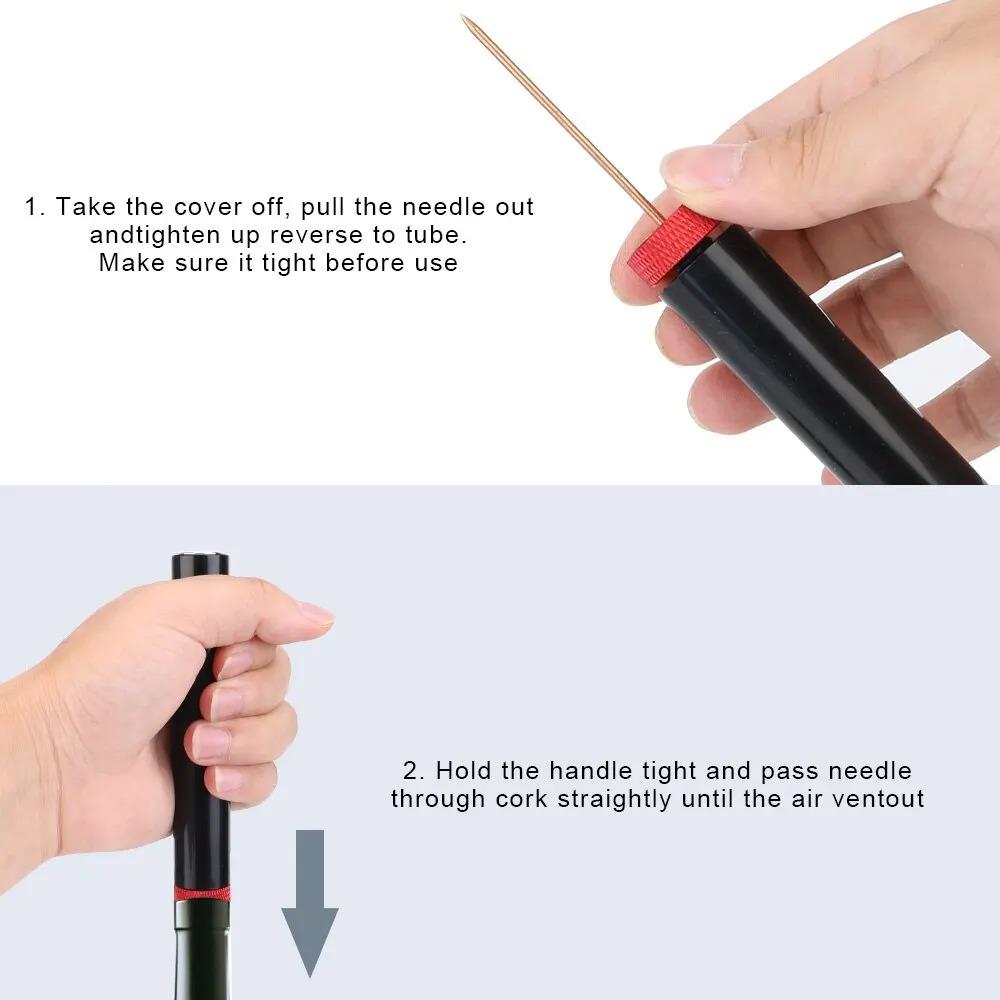 Wine Corkscrew Bottle Opener Pin Jar Cork Remover Air Pressure Pump Bar Tools Wine Opener Bar Tools Kitchen Tools