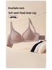 Seamless Plus Size Wire-Free Vest Bra with Hook & Eye Closure