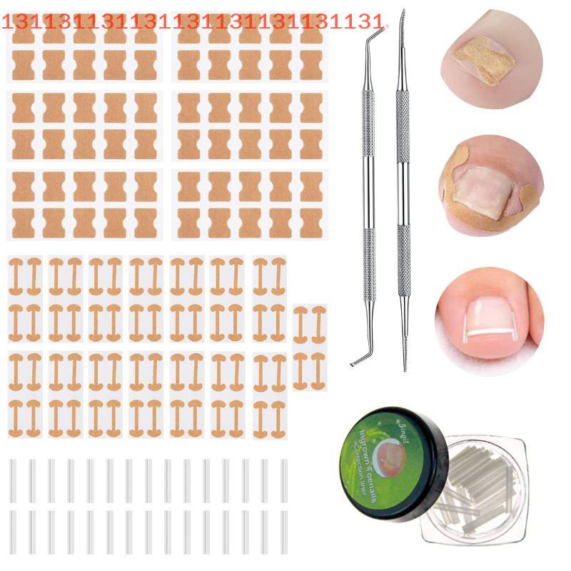 1 Set Adhesive Toenail Patch Ingrown Toe Nail Correction Sticker Foot Corrector Pedicure Healthcare Tools Toe Treatment Pad