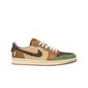 Zion Williamson x Air 1 Retro Low OG Voodoo Unisex-Sneaker, brauner Flachsmusselin DZ7292-200