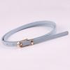 Womens Contemporary Pu Dress With Colorful Decorative Elements And Adjustable Waist Belt