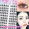 100PCS Little Rabbit Glue-Free False Eyelashes Easy To Apply Suitable for Beginners Reusable Soft & Comfortable for Daily Makeup