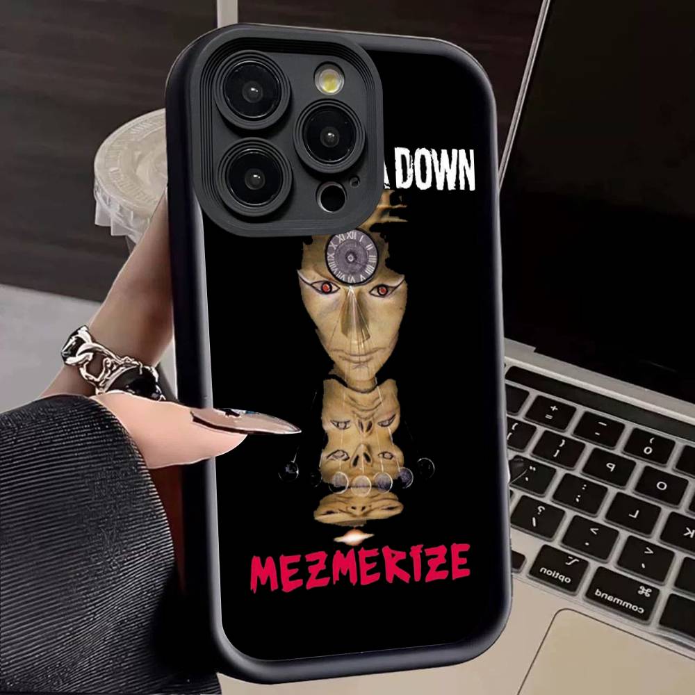 Metal Band System Of A Down For IPhone 17 Pro Max 16 15 14 13 12 11 Plus Black Soft Phone Cover