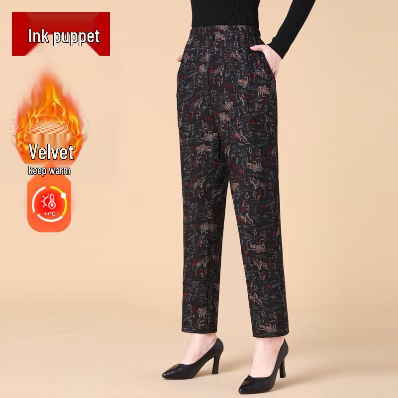 

Women s Plus Velvet Warm Winter Pants for Mid-Aged & Elderly (2025) 3XL