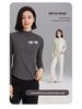Women's Slimming Half-Zip Long-Sleeve Base Layer Top for Fitness & Yoga - Comfortable and Stylish Spring/Autumn Outerwear