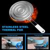 Heat Diffuser,Stainless Steel Heat Diffuser With Cool Touch Handle for Gas and Electric Stove Induction Cooktop Compatibility Simmer Plate Even