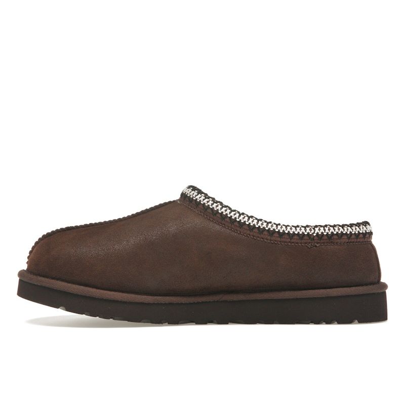 UGG Tasman Distressed Slipper Burnt Cedar Men Sneakers Brown 1158172-BCDR