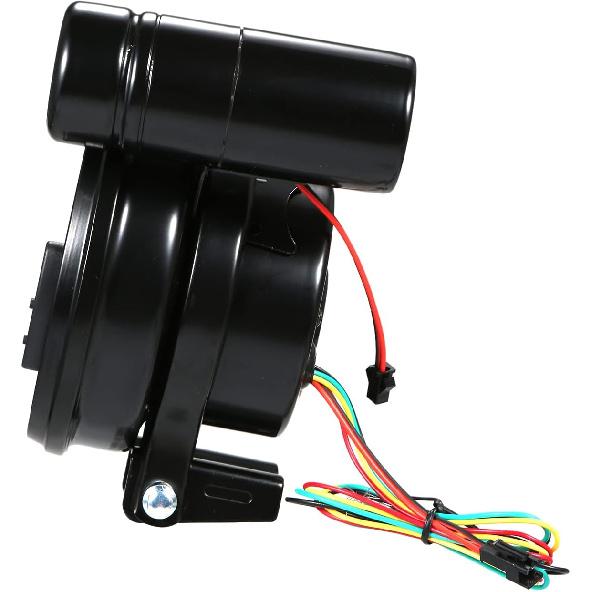 Shkalacar 5 Inch Tachometer Gauge Carbon Fiber 7 Colors Backlight, 0-11,000 RPM Measurement, Optional With LED Pointer