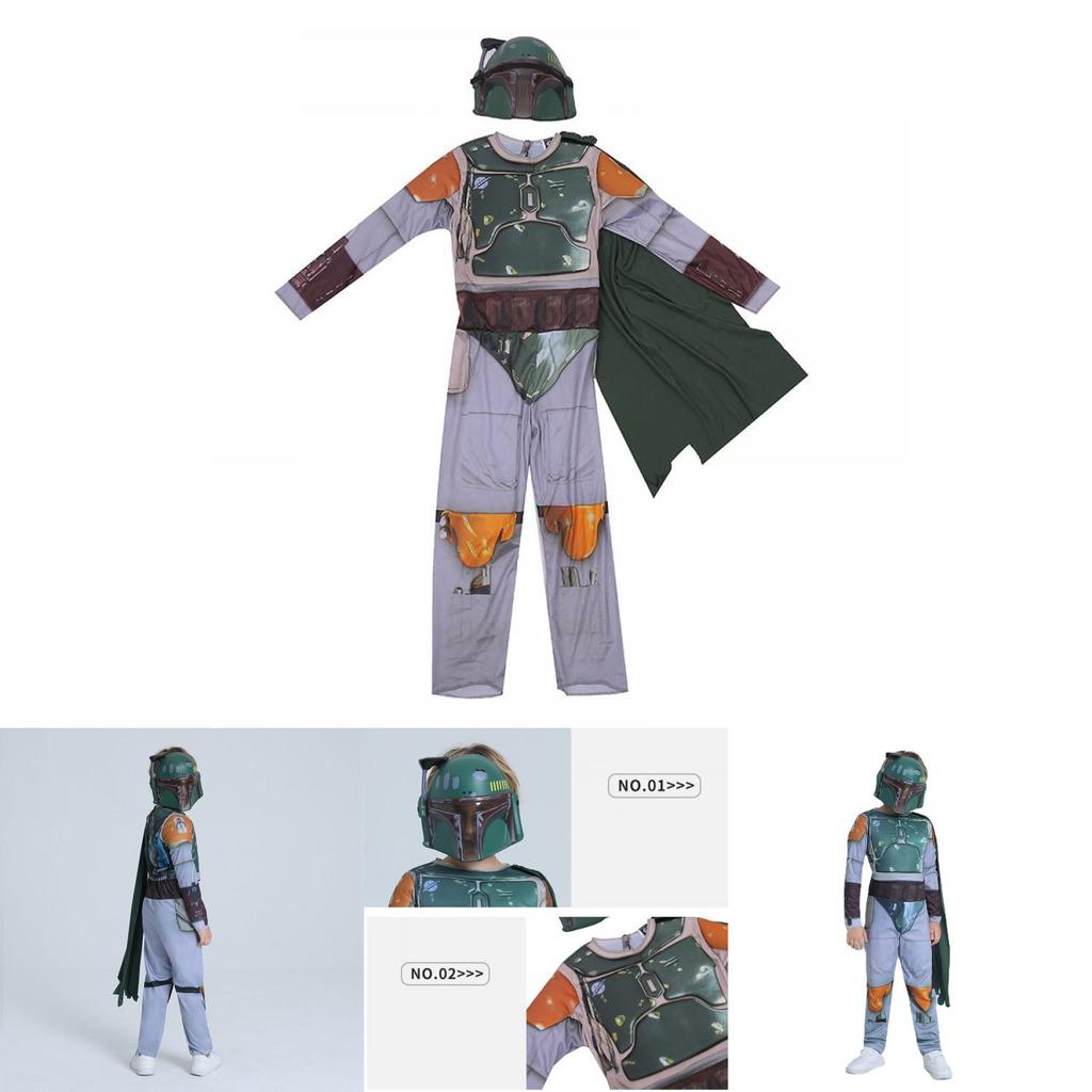 Star Wars Boba Fett Cosplay Costume Mask For Kids Halloween Party