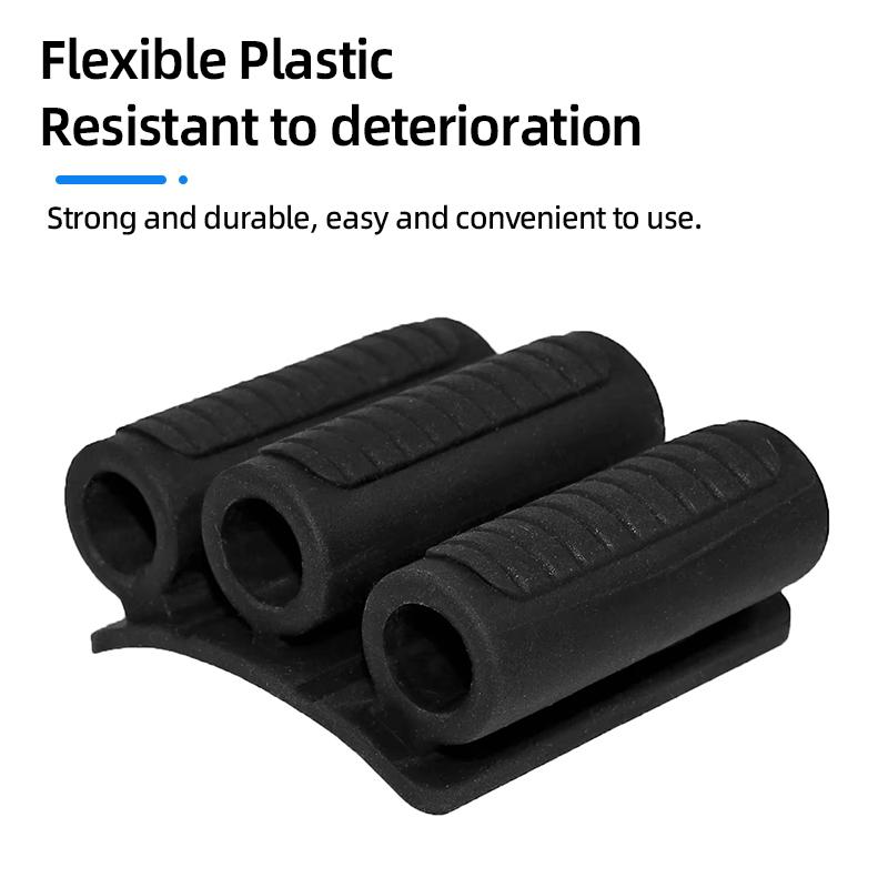 3 Holes Screwdriver Bit Holder 1/4 Hex Shank Drill Bit Storage Case with 3M 3Meters Double Sided Adhesive Tape Tool Accessories