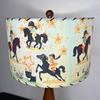 Yousheng Drum Lamp Shade Vintage Style Lamp Shade Lamp Cover Replacement Western Lampshade for Floor Lamps Table Lamps