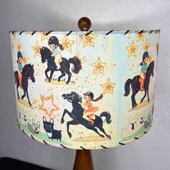 Yousheng Drum Lamp Shade Vintage Style Lamp Shade Lamp Cover Replacement Western Lampshade for Floor Lamps Table Lamps