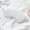 Double-Sided Artificial Silk Eye Mask Eye Shield Breathable Silk Eye Mask Bag Elastic Lunch Break Sleep Shading
